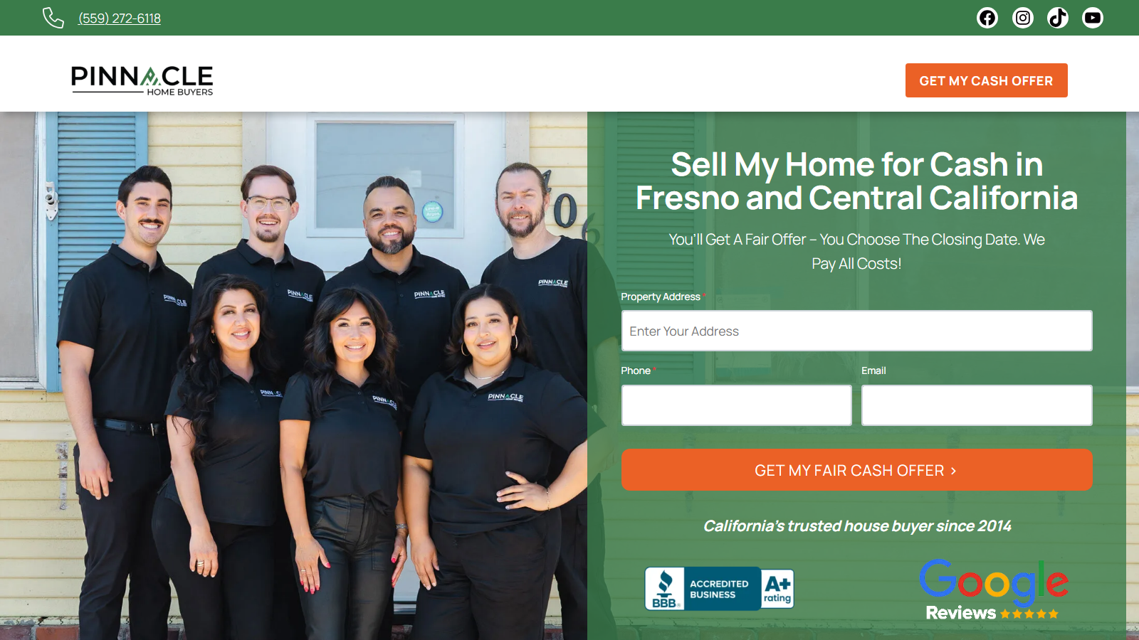 Pinnacle Home Buyers preview